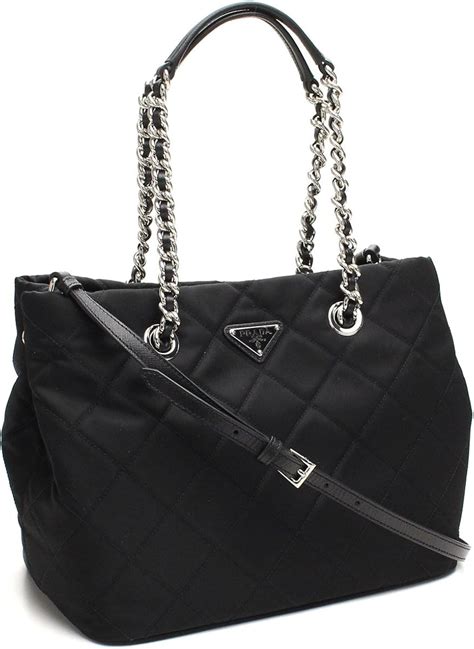 prada quilted tote bag